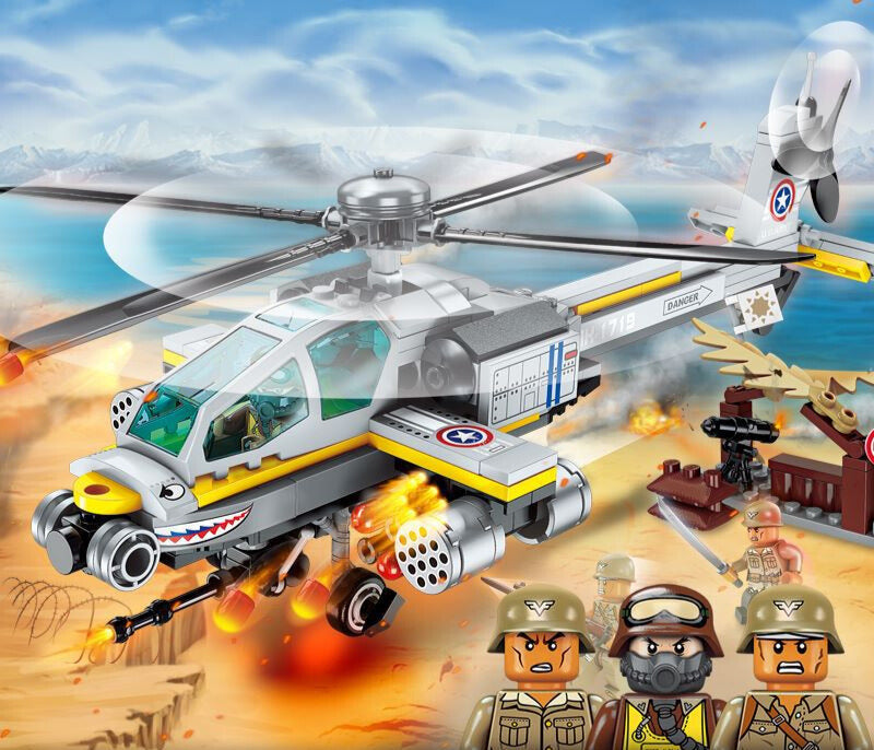 AH-64 - Apache Attack Helicopter - Mil-Blox - Mil-Blox