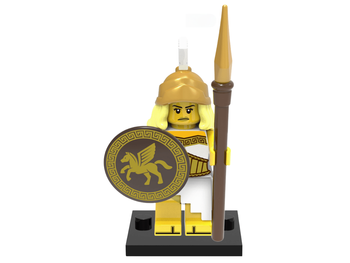 Athena Goddess of Wisdom, Warfare, and Handicraft - Mil-Blox