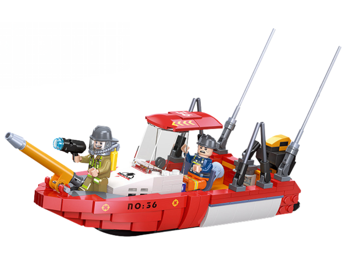 Fire Rescue Boat - Mil-Blox