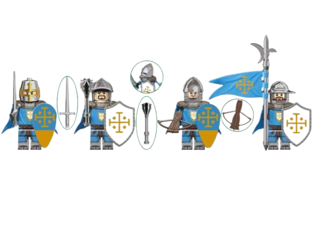 Knights of Jerusalem 4 Man Squad - Mil-Blox