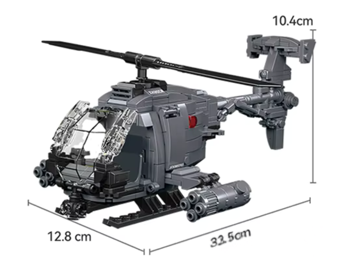 MH-6 Little Bird Helicopter - Mil-Blox MH-6 Little Bird Helicopter - Mil-Blox
