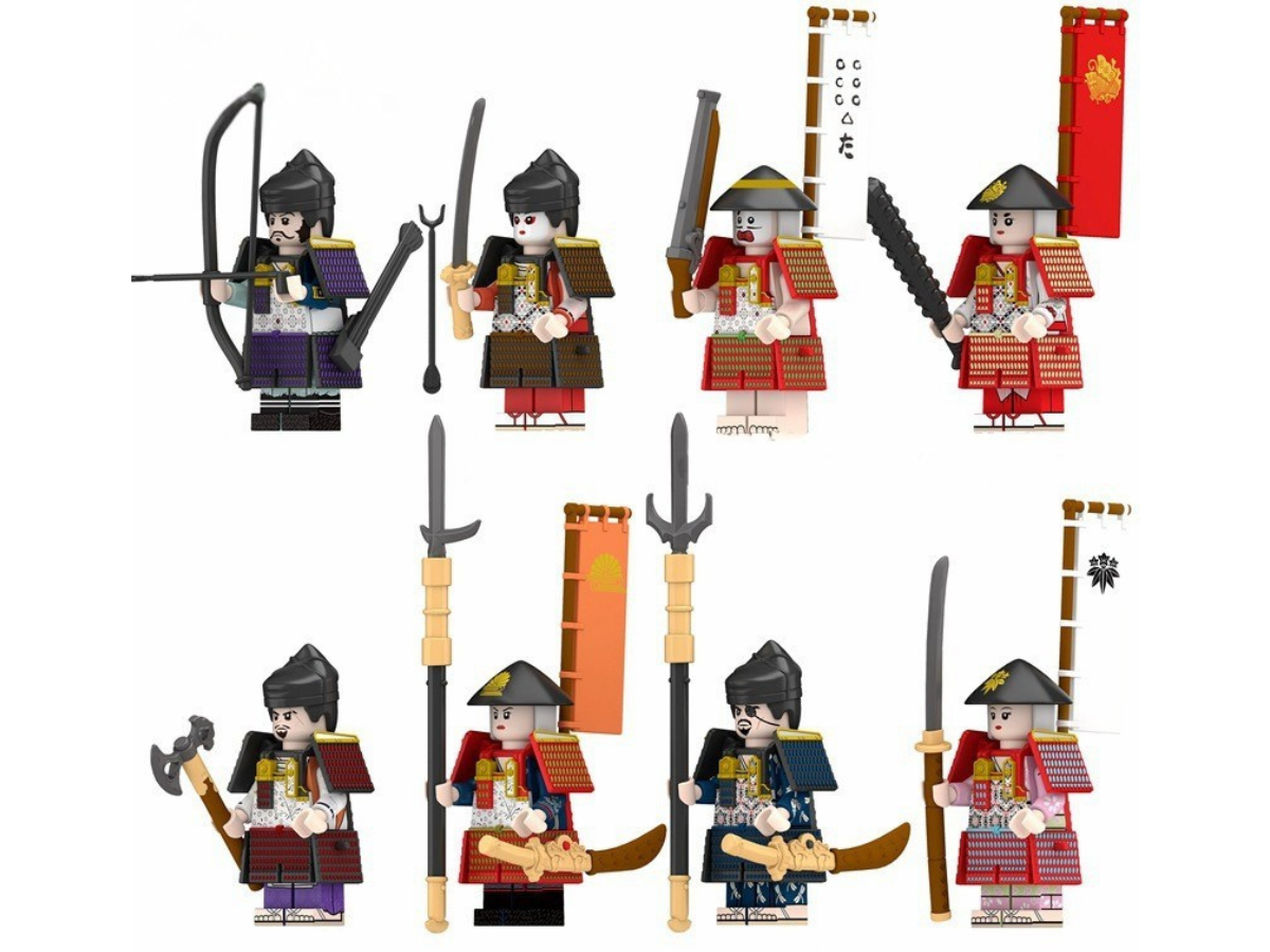 Samurai High Detail 8 Man Set - Mil-Blox