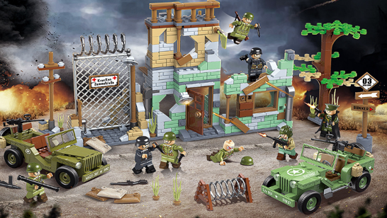 WWII - Invasion of Germany Street Battle - Mil-Blox - Mil-Blox