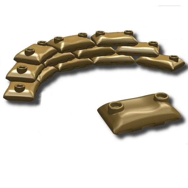 Brown Sand Bag 20 Count Accessory Pack - Mil-Blox