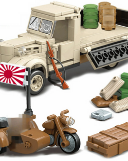 WWII - Japanese Nissan 180 Truck and Motorcycle - Mil-Blox - Mil-Blox