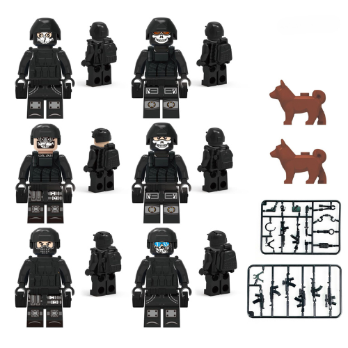 Valor Guard - Black OPs Capture Team - 6 Man Team - Mil-Blox - Mil-Blox