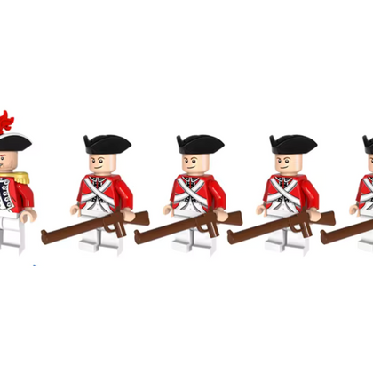 Revolutionary War - British Army - 5 Man Squad - Mil-Blox