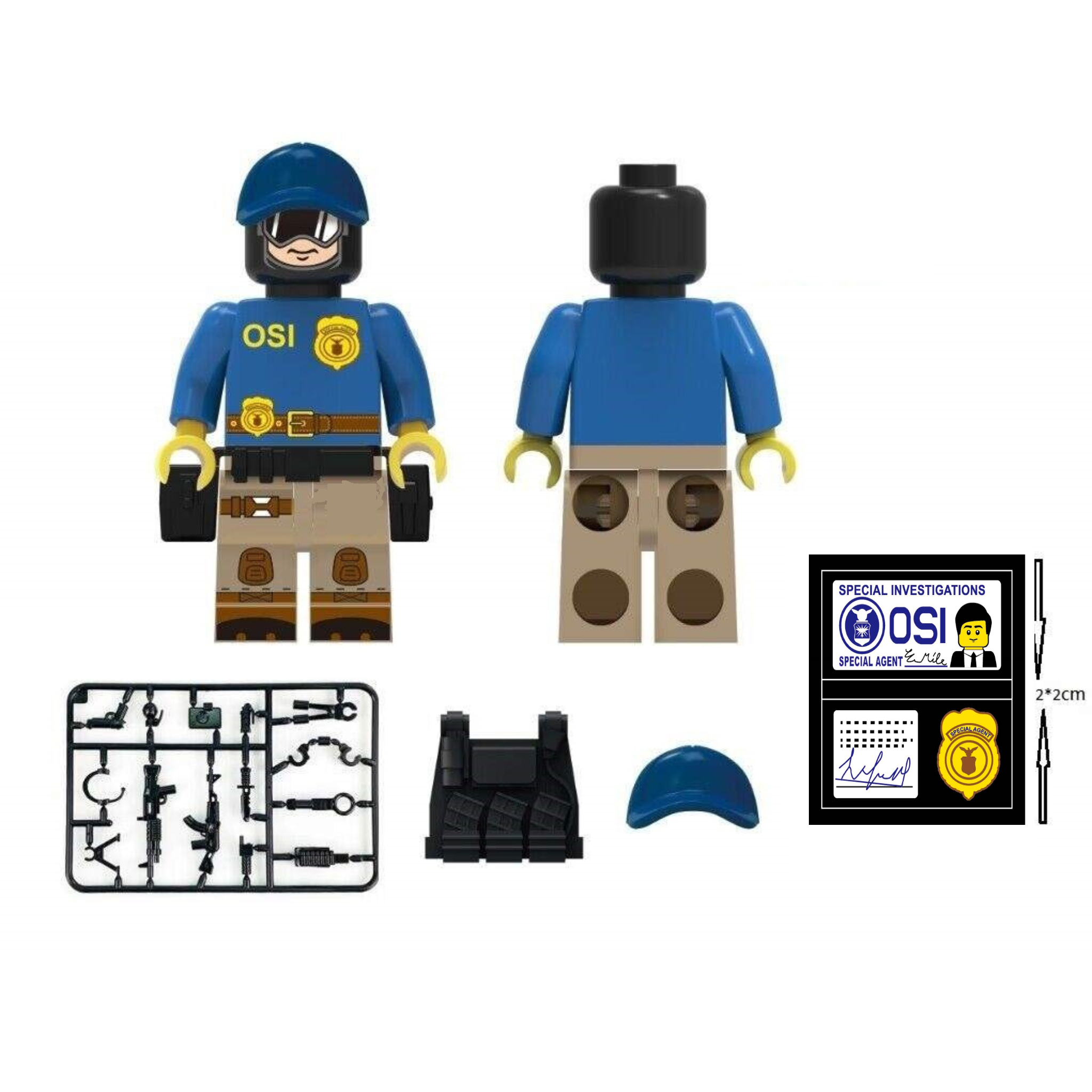OSI Raid Figure - Male - Mil-Blox - Mil-Blox