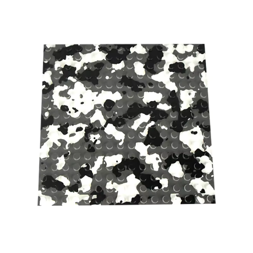 16x16 Snow Camo Plate - Mil-Blox - Mil-Blox