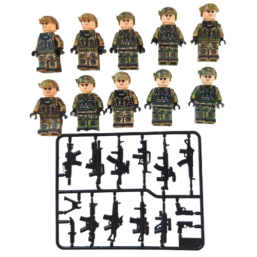 U.S. Army - Air Force - 10-Man Squad - Mil-Blox - Mil-Blox