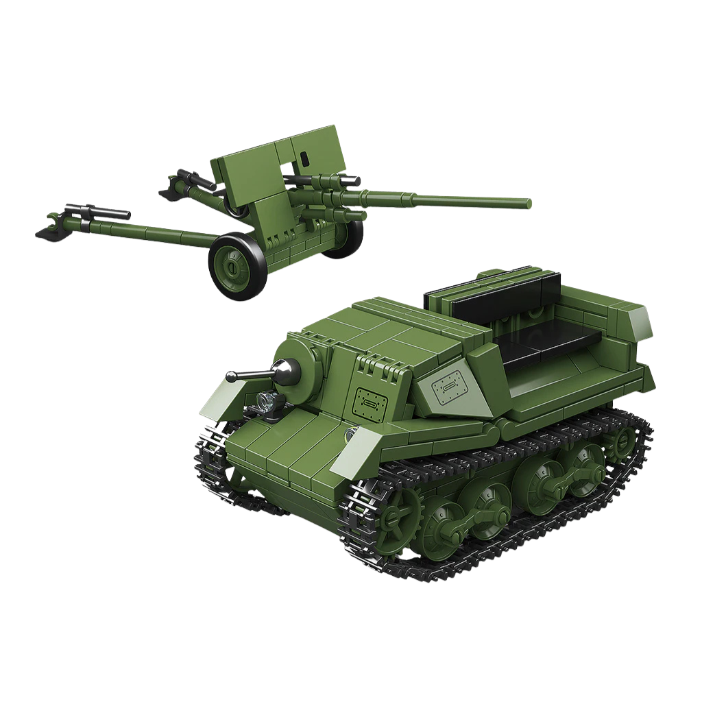 WWII - Soviet T-20 Komsomolets With 53-K Artillery