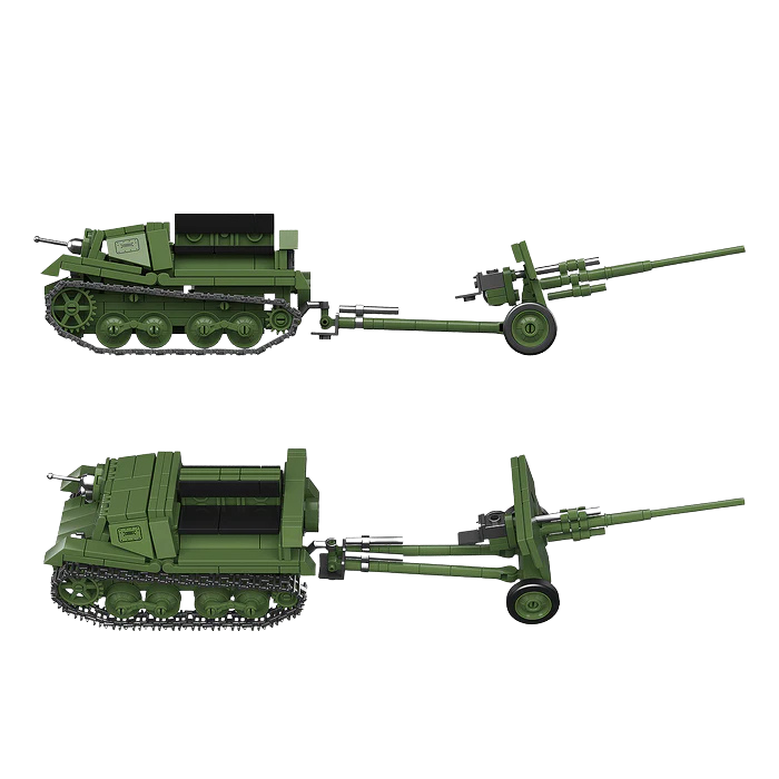 WWII - Soviet T-20 Komsomolets With 53-K Artillery