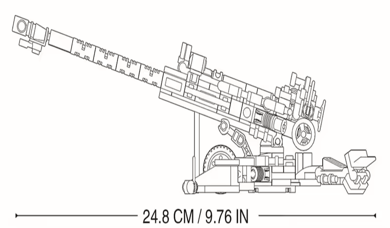 Howitzer Cannon - Mil-Blox - Mil-Blox