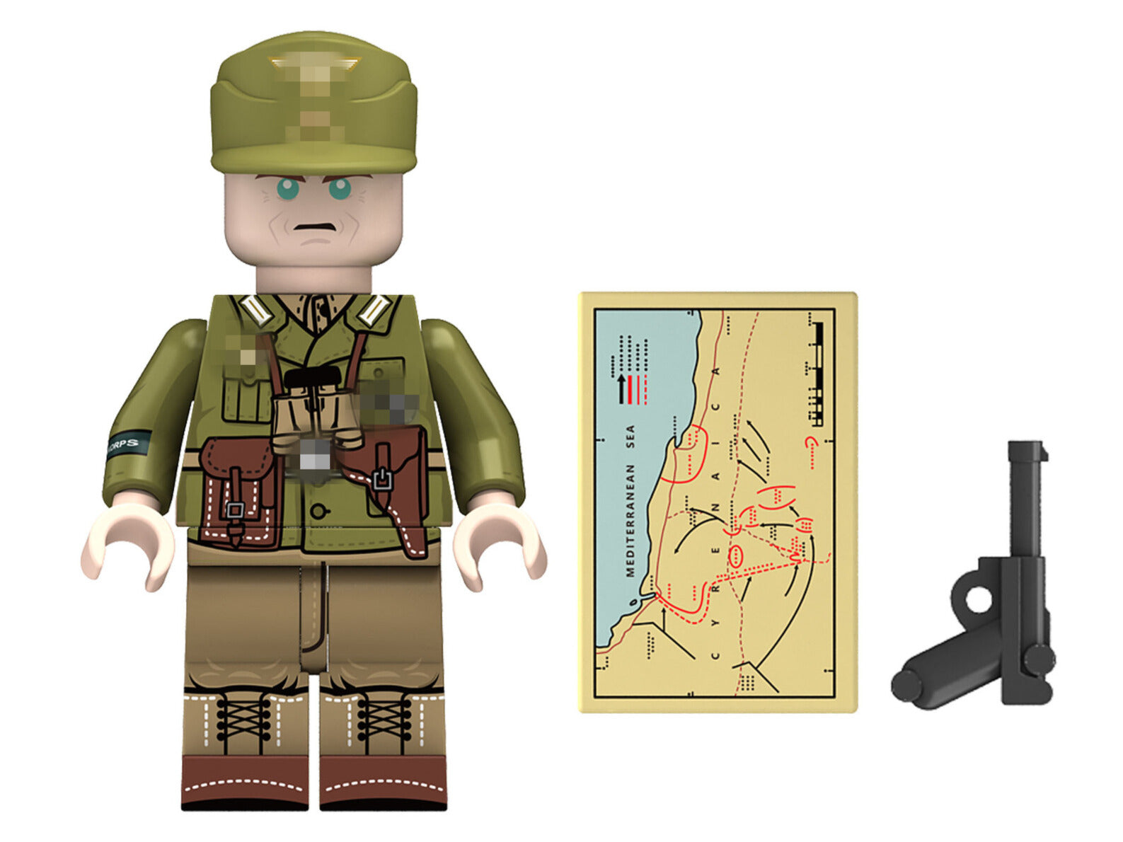 WWII - German Afrika Korps - 4 Man Squad - Mil-Blox - Mil-Blox