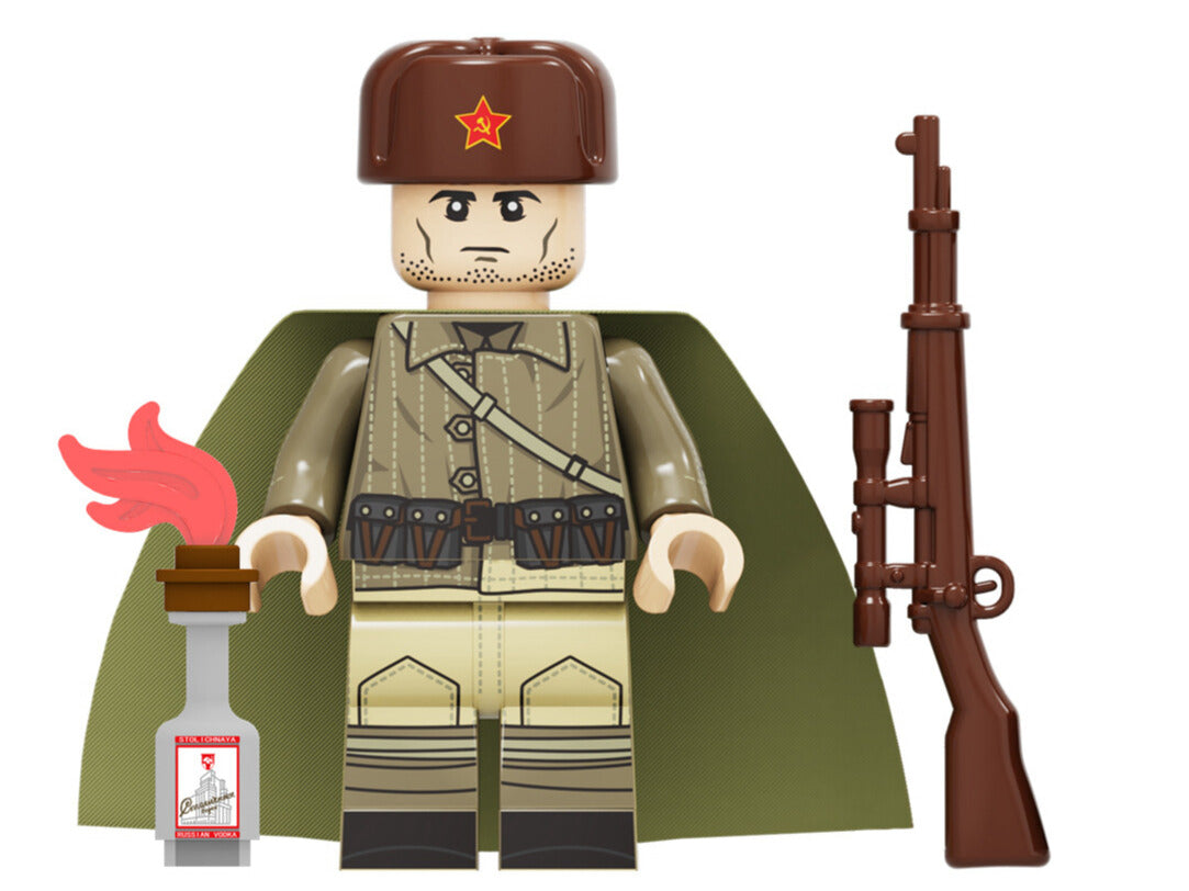 WWII - Russian Army Conscripts - 4 Man Squad - Mil-Blox - Mil-Blox