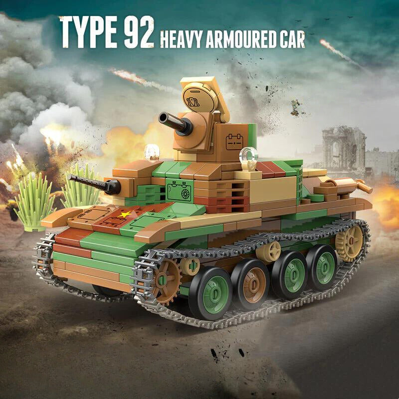 WWII - Japanese T92 - Heavy Armored Car - Mil-Blox - Mil-Blox