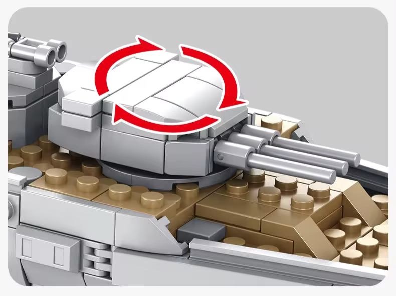 WWII Deutschland Class Battleship - Mil-Blox - Mil-Blox