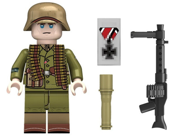 WWII - German Afrika Korps - 4 Man Squad - Mil-Blox - Mil-Blox