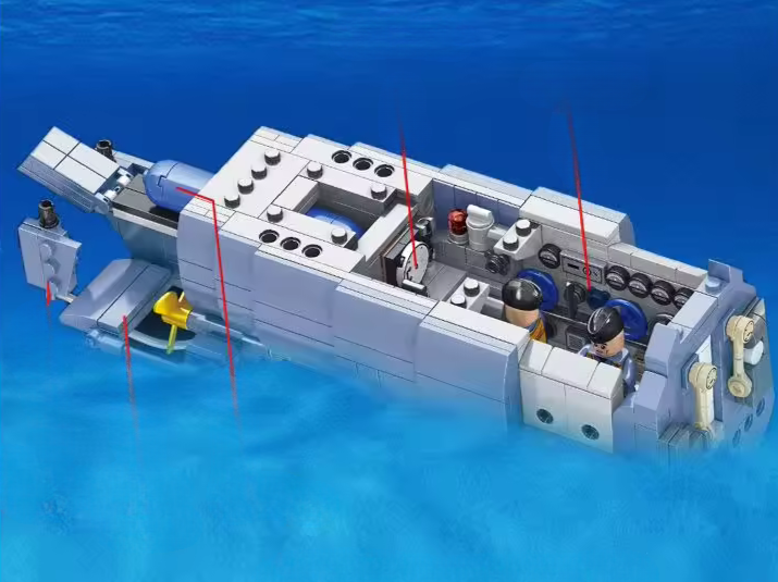 WWII - German Type VIIC U-Boat Submarine - Legendary Series - Mil-Blox - Mil-Blox