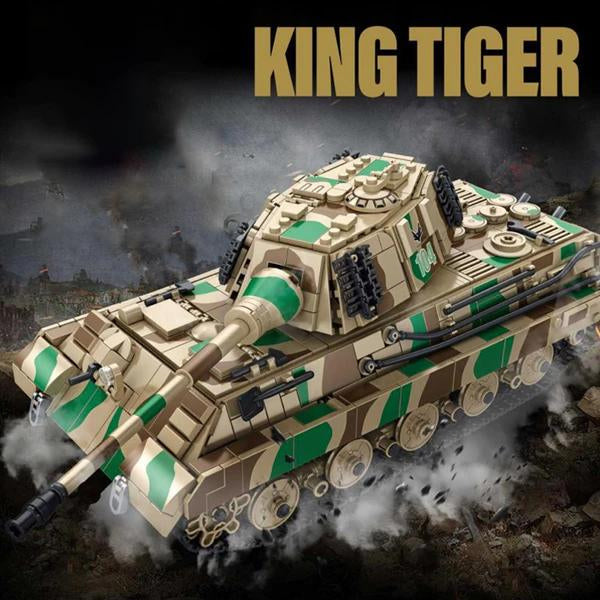 WWII - Remote Controlled German King Tiger Tank - Legendary Series - Mil-Blox - Mil-Blox