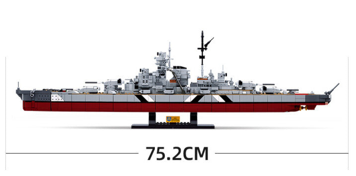 WWII - KMS Bismark Battleship - Legendary Series - Mil-Blox - Mil-Blox