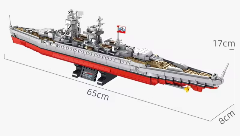 WWII Deutschland Class Battleship - Mil-Blox - Mil-Blox