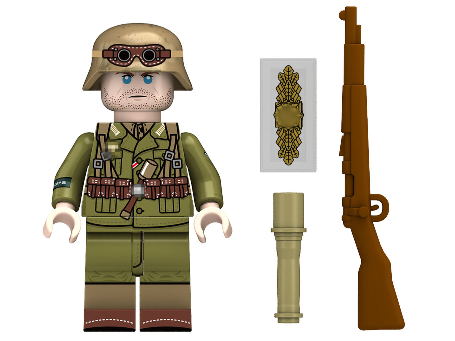 WWII - German Afrika Korps - 4 Man Squad - Mil-Blox - Mil-Blox