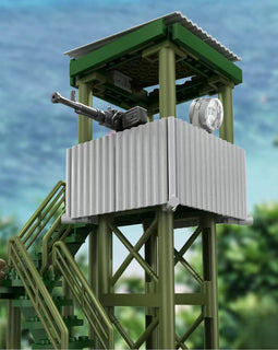 Guard Tower With .50 Cal - Green - Mil-Blox