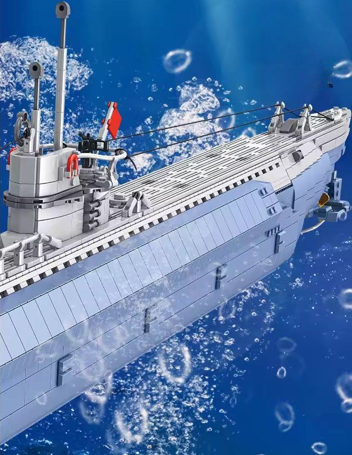 WWII - German Type VIIC U-Boat Submarine - Legendary Series - Mil-Blox - Mil-Blox