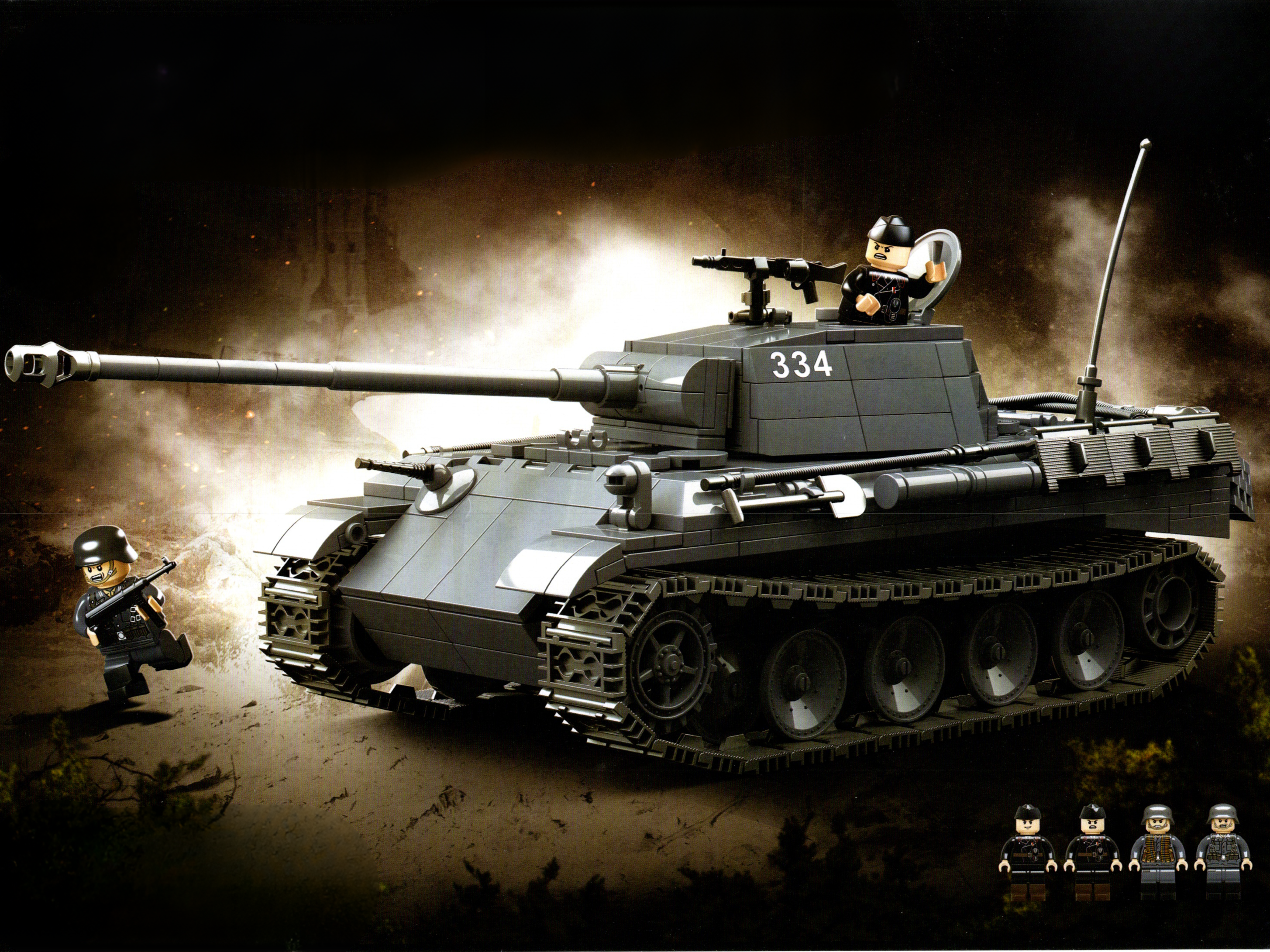 WWII - German Panther Tank - Mil-Blox - Mil-Blox