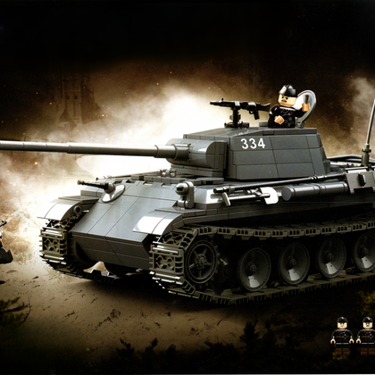 WWII - German Panther Tank - Mil-Blox - Mil-Blox