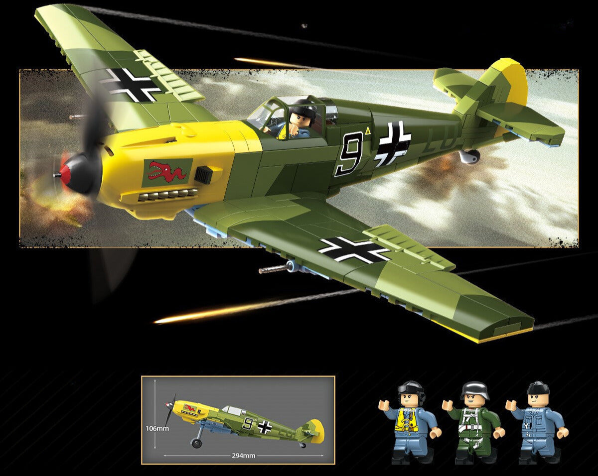 WWII - German BF-109E-4 Emil - Mil-Blox - Mil-Blox