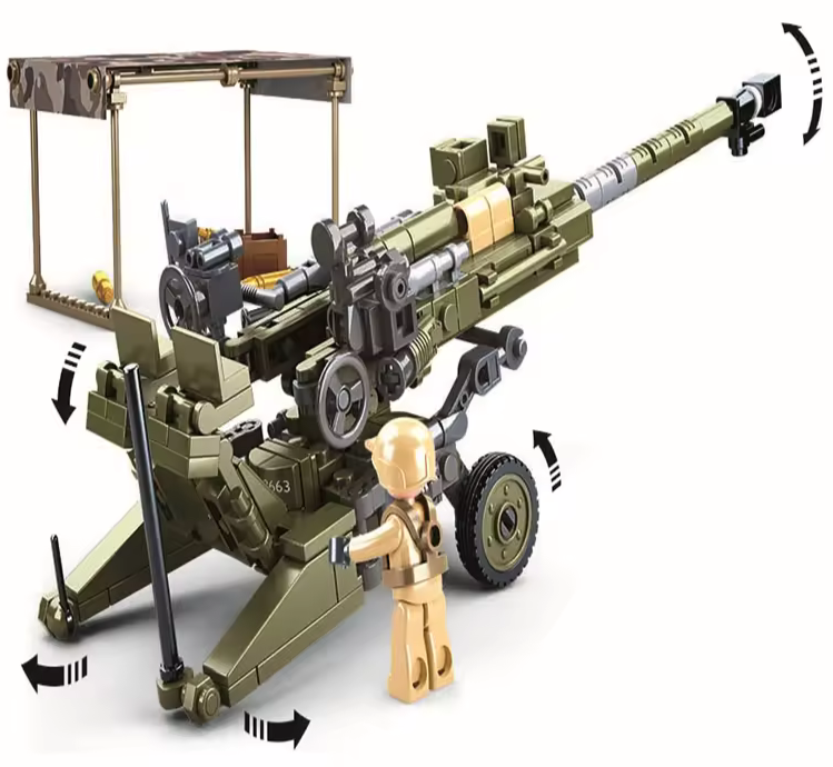 Howitzer Cannon - Mil-Blox - Mil-Blox