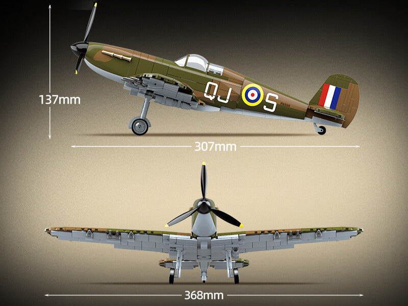 WWII - British Spitfire - Mil-Blox - Mil-Blox