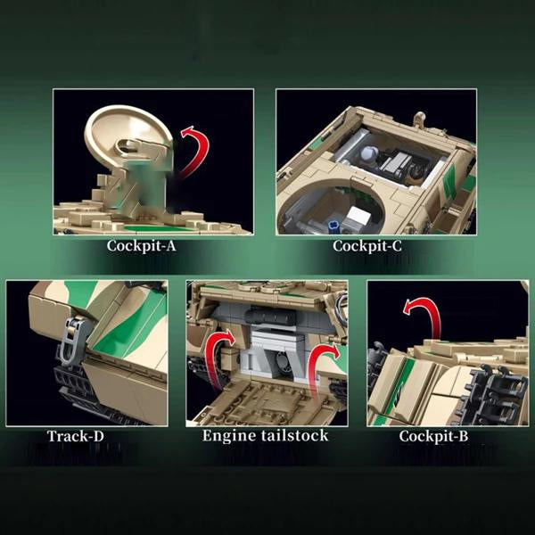 WWII - Remote Controlled German King Tiger Tank - Legendary Series - Mil-Blox - Mil-Blox