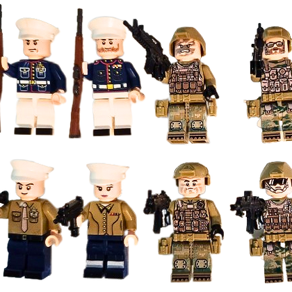 U.S. Marine Corps - 8 Man Team - Mil-Blox