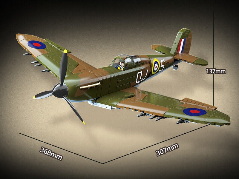 WWII - British Spitfire - Mil-Blox - Mil-Blox