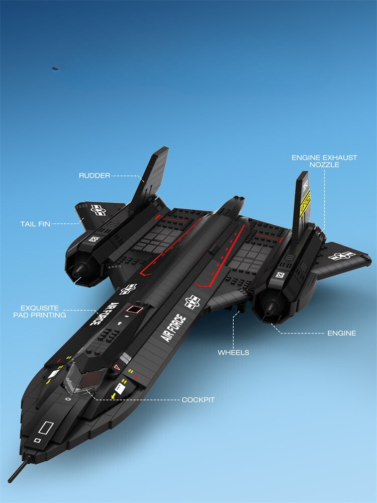 SR-71 Blackbird Reconnaissance Aircraft - Legendary Series - Mil-Blox - Mil-Blox
